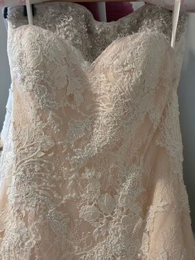EUC Blush Wedding Dress